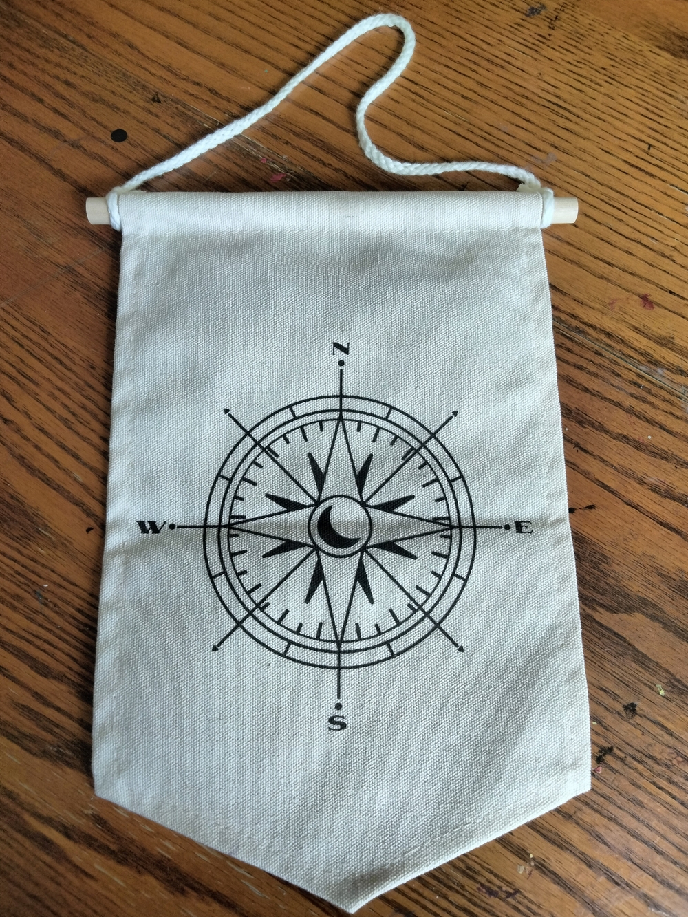 Official OwlCrate Compass Pin Banner designed by Hey Atlas Creative